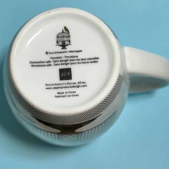 Sue Schlabach Wild Apple Birdcage Coffee or Tea mug Paperproducts Design - Picture 5 of 5